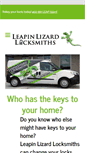 Mobile Screenshot of leapinlizardlocksmiths.com